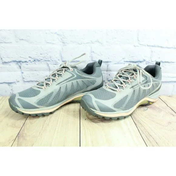 Merrell Siren Edge 3 Gray Mesh Waterproof Breathable Hiking Shoes Size 9.5 - Picture 2 of 9